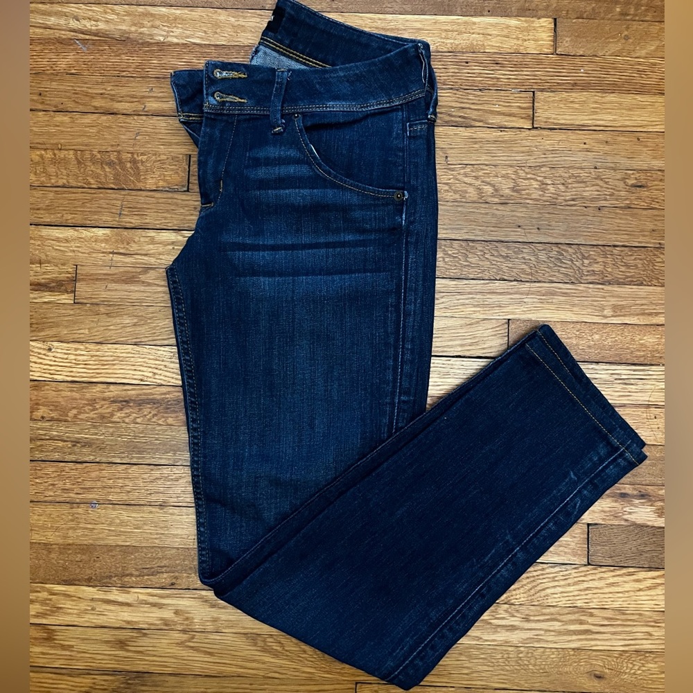 Hudson Collin Flap Skinny Jeans Size 27 Dark Blue